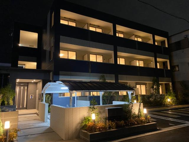 プロムナード石津の外観|外観写真（夜）