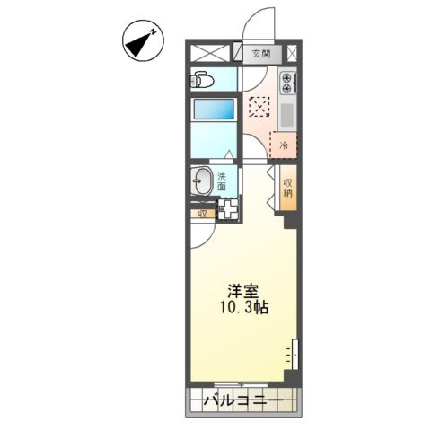 プロムナード石津の間取り