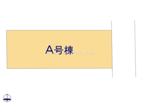前橋市朝倉町2丁目4番 A号棟の区画図|区画図