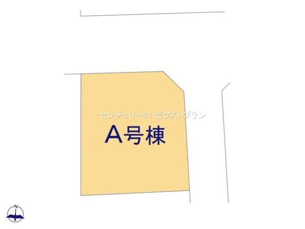 前橋市古市町A号棟の区画図|区画図