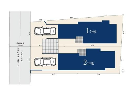 横浜市旭区中沢１丁目の新築一戸建の区画図|限定2棟の販売です！
お気軽にお問合せ下さい！