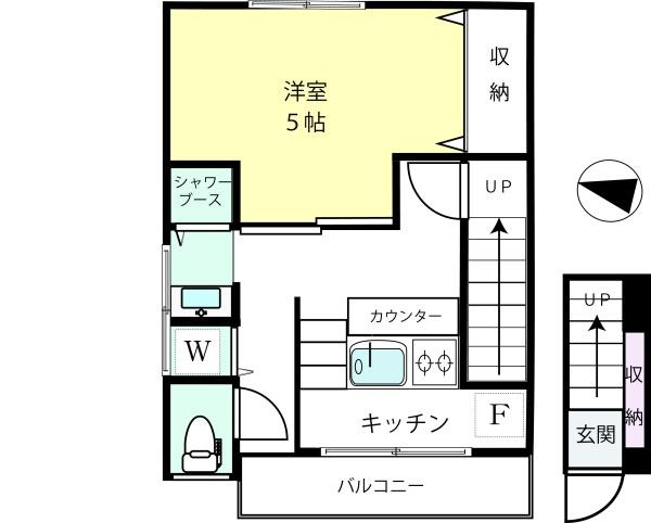 【間取り】 | 上馬一丁目アパート