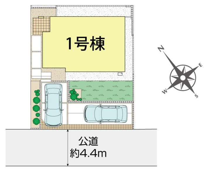 旭区今宿１丁目新築戸建て　１号棟の区画図|区画図「旭区今宿1丁目新築戸建て　1号棟」