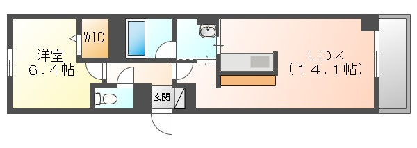フルールブランの間取り
