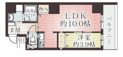 【間取り】 | アーベル更紗北堀江