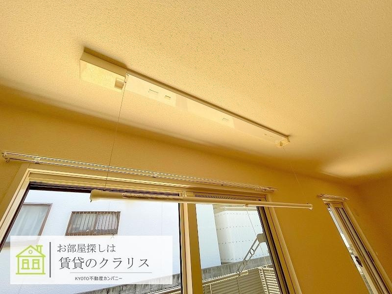 QUATRE FEUILLES（キャトルフィーユ）向日町の設備|室内物干し
