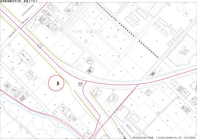 2026/4/21新規　土地　飛騨市古川町南成町　1980万の地図