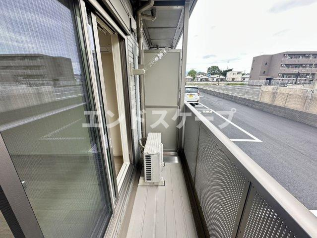 ルミエール県立女子大前Bのバルコニー|高崎、前橋のお部屋探しはエンドスケープまで！お客様の理想お聞かせ下さい♪