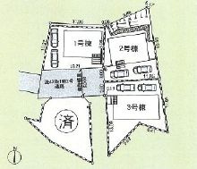 【区画図】 | 【仲介手数料０円】藤沢市大鋸第23　新築一戸建て　全4棟 | 藤沢市大鋸第23　新築一戸建て　全4棟