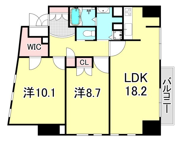 Cross　Season甲子園の間取り
