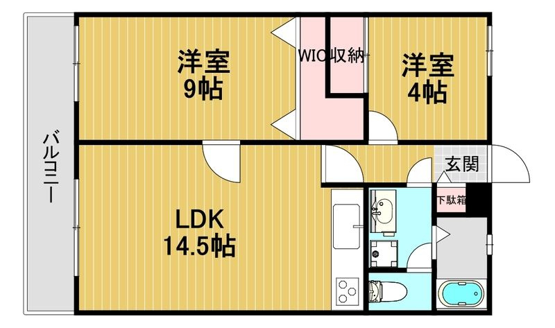 ST百道スイーツの間取り