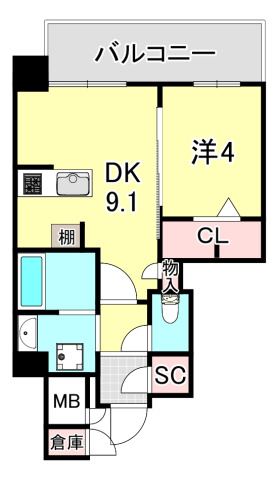 NEコート甲南町の間取り