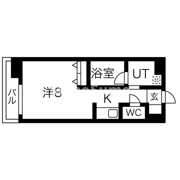 エムティースクエア吉塚駅前の間取り