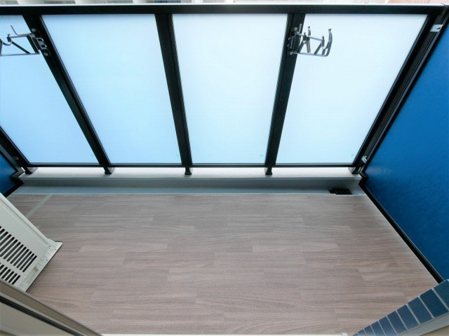 プレサンス難波クチュールのバルコニー