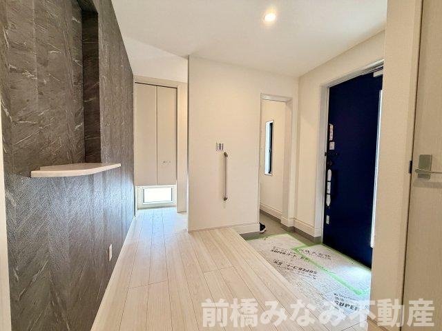【新築】前橋市富士見町時沢第3　５号棟(全１１棟)　クリエートの家　新築建売分譲の玄関|シンプルで使いやすい玄関です