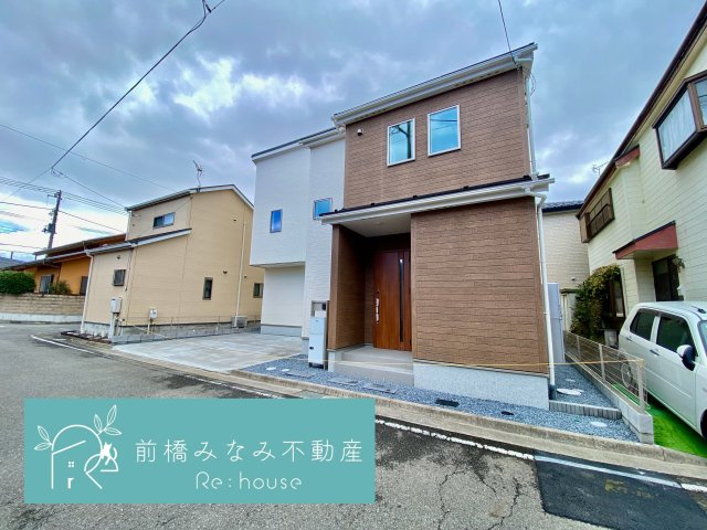 【新築】前橋市六供町1丁目1期　限定1棟　リナージュ　新築建売の外観|外観は落ち着いています