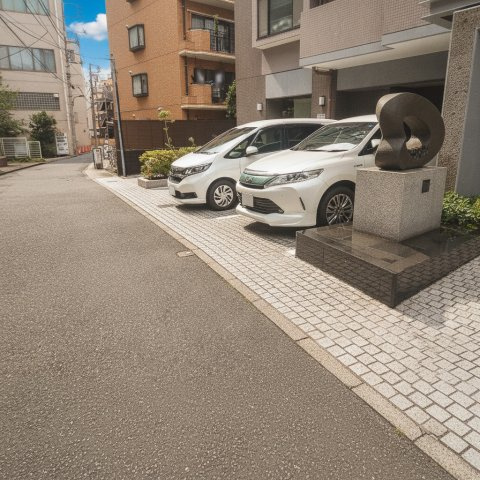 サンクタス下落合ミュゼオ・コートAの駐車場