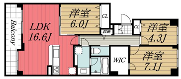 【間取り】 | パストラルハイム佐倉志津　弐番館