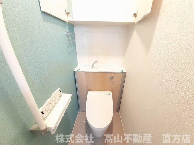 北九州市八幡西区楠橋下方１丁目のアパートのトイレ