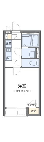 代表的な間取のため実際の間取とは異なる場合があります