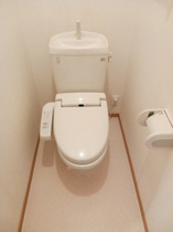 清潔感のあるトイレです