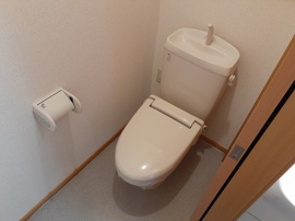 コンパクトで使いやすいトイレです