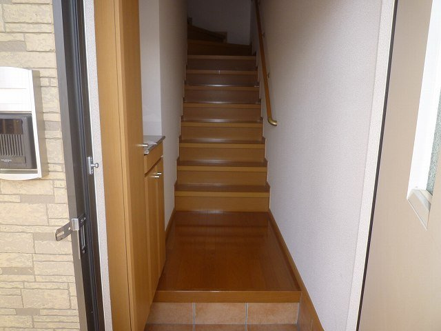 ゆったりとした玄関です