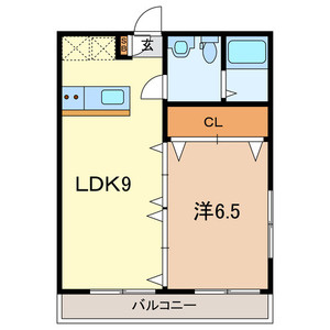 オリーブステージＢ棟の間取り