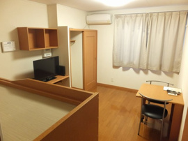 家具家電設置済みのお部屋です。