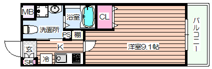 【間取り】 | エスリード梅田北