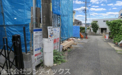【前面道路含む現地写真】 | 昭島市緑町２丁目新築　１号棟