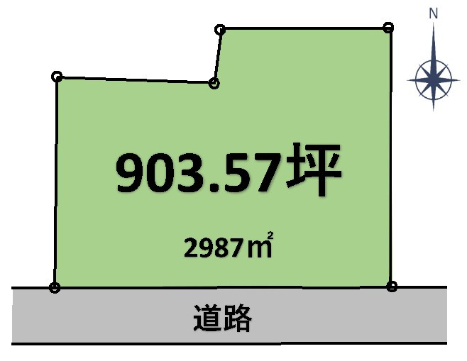 大平富田　売土地903坪