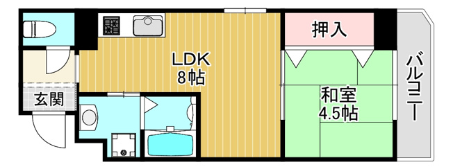 【間取り】 | PARK HILLS 都島 Noble