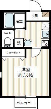 キャメル草加住吉Aの間取り
