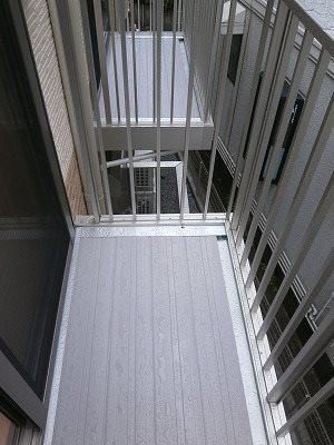 キャメル草加住吉Aのバルコニー