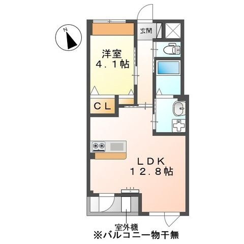 メゾンアドラブールの間取り