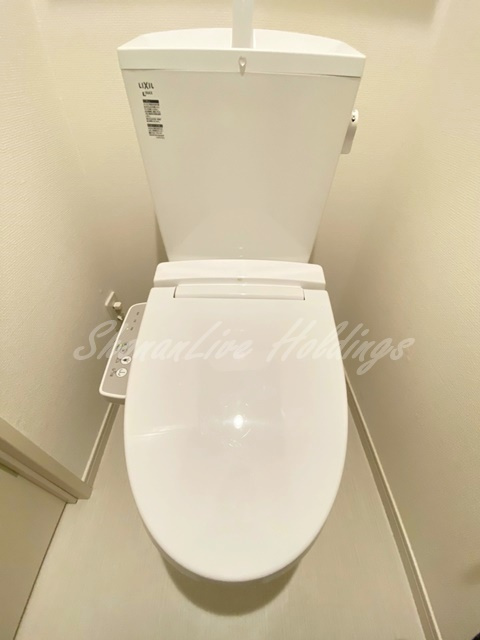 藤沢市辻堂元町３丁目のアパートのトイレ|清潔感のあるトイレです