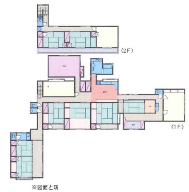 加須市大室　中古一戸建ての間取り|大家族、２世帯、３世帯にもオススメです♪