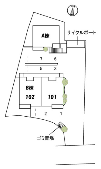 【区画図】 | KOC津島福居 B棟