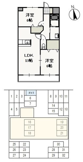 【間取り】 | プレジール奥田