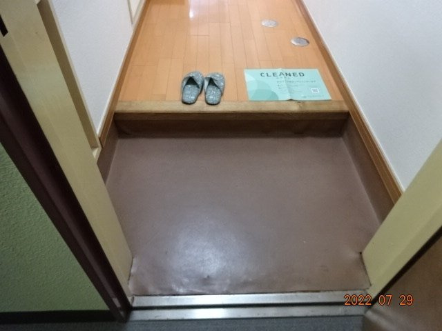 落ち着いた玄関です
