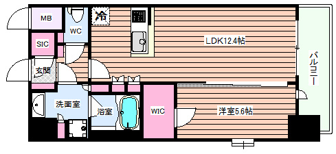 【間取り】 | スプランディッド新大阪Ⅵ