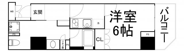 【間取り】 | リーガル南船場Ⅲ