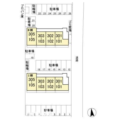 サン アルト　Ⅰの区画図|他社様掲載物件もまとめてご紹介、ご案内可能です(^^)/