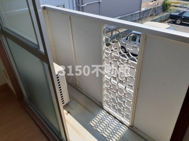 岐南ハイツＡのバルコニー|落ち着いた時間を過ごせるバルコニーです