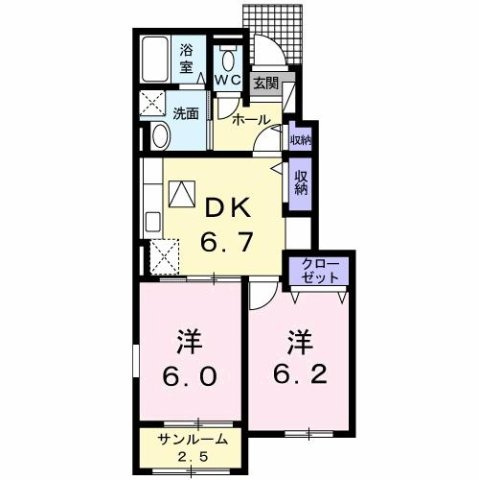 【間取り】 | アヴニール　Ⅱ