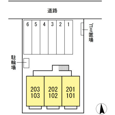 パル霧島の区画図