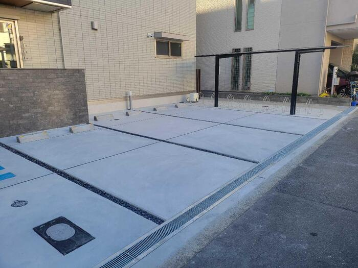 D-ROOM文の里の駐車場|D-ROOM文の里　駐車場