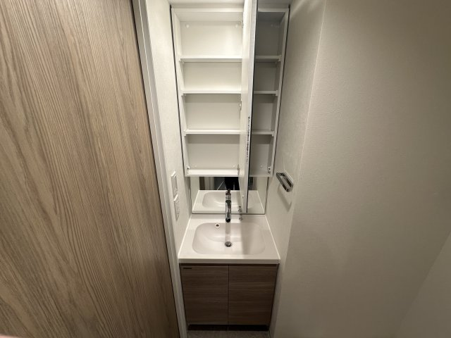 川崎市多摩区宿河原６丁目の賃貸マンションの洗面所