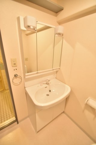 大阪市城東区蒲生２丁目の賃貸マンションの独立洗面台